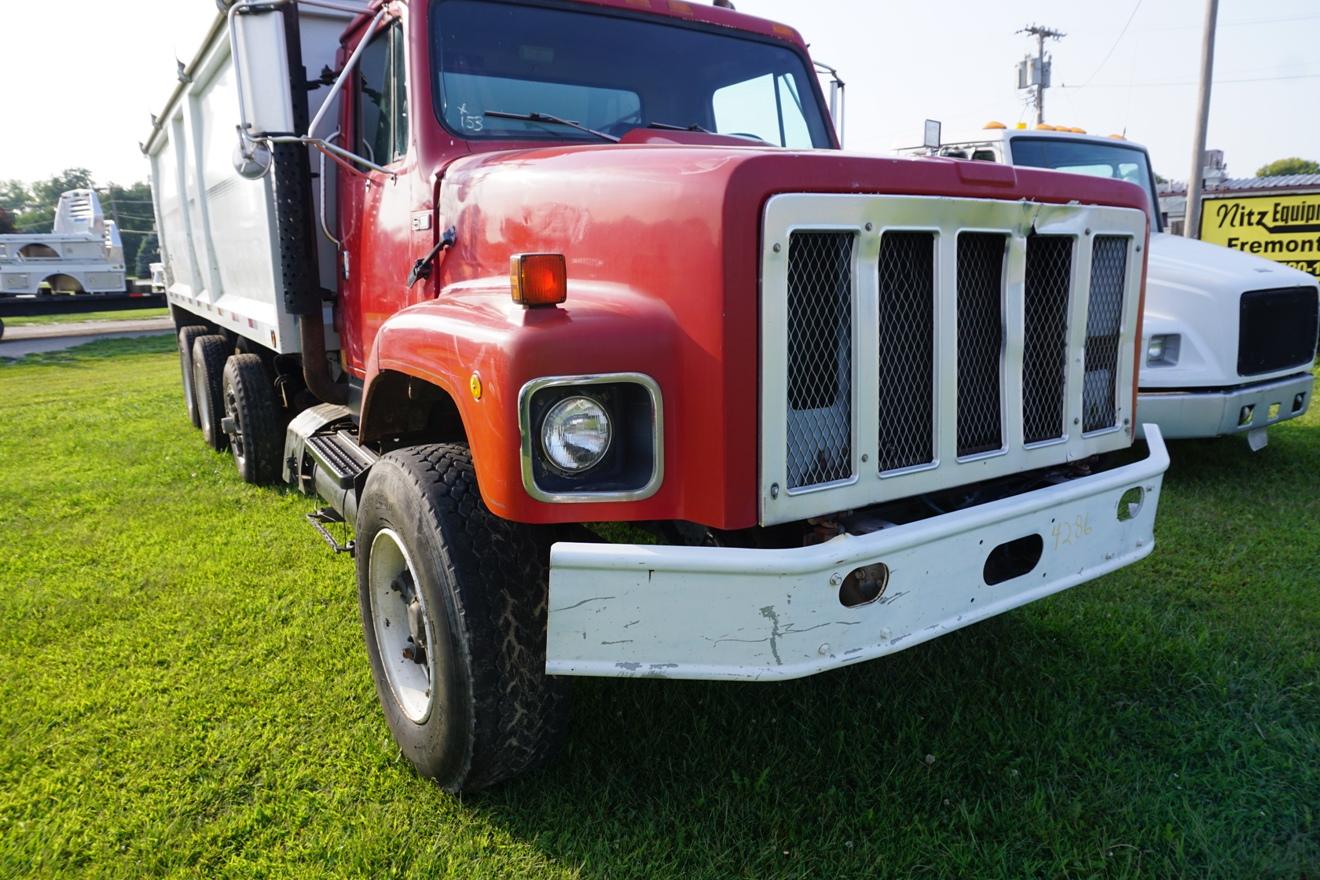 1987 IHC Model F-2674 Triple Axle Conventional Grain Truck, VIN# 1HTZVGCT5HHA24062, Cummins L-10 Tur