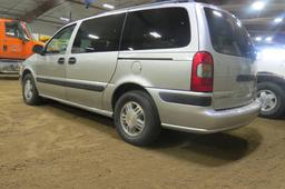 2004 Chevrolet Venture Mini Van, VIN# 1GNDX03E44D136285, 3400 Gas Engine, Automatic Transmission