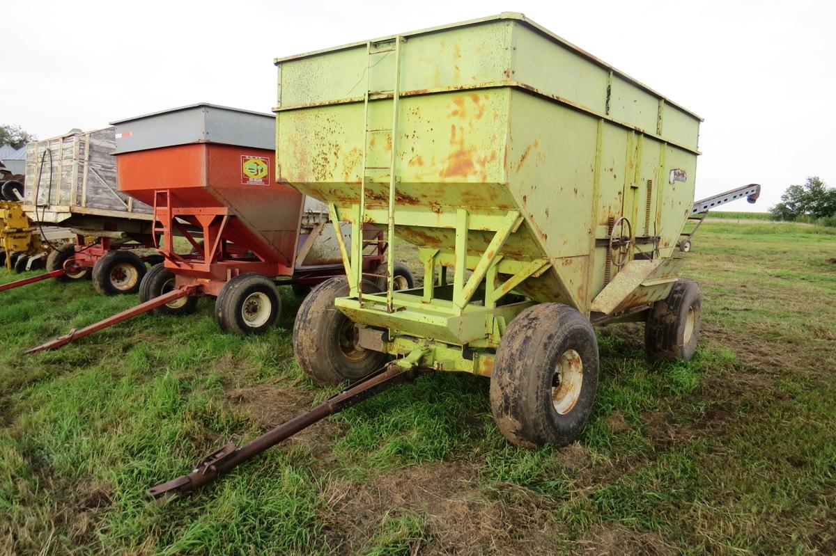 Parker Gravity Wagon, 500 Bushel, SN 168269, Model 4276, 15" Extensions, Du