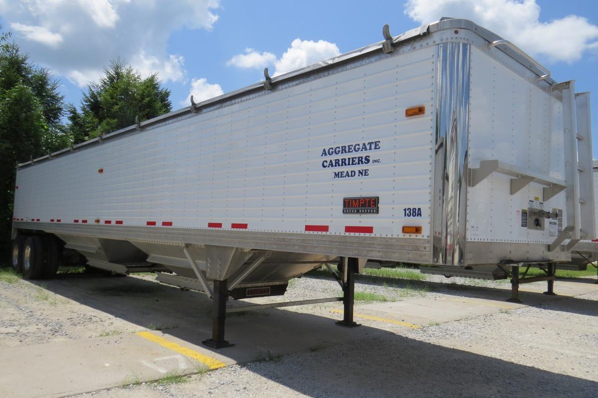 2016 Timpte "Super Hopper" Tandem Axle 42' All Aluminum Grain Trailer, VIN# 1TDH42224GB152685, 65,00