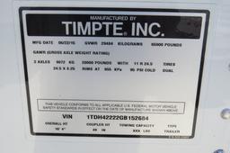 2016 Timpte "Super Hopper" Tandem Axle 42' All Aluminum Grain Trailer, VIN# 1TDH42222GB152684, 65,00