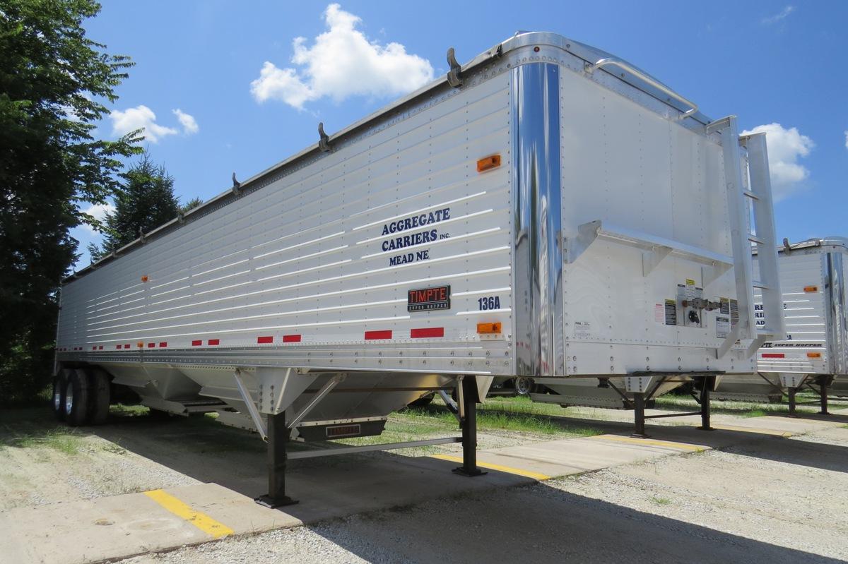 2016 Timpte "Super Hopper" Tandem Axle 42' All Aluminum Grain Trailer, VIN# 1TDH42220GB152683, 65,00