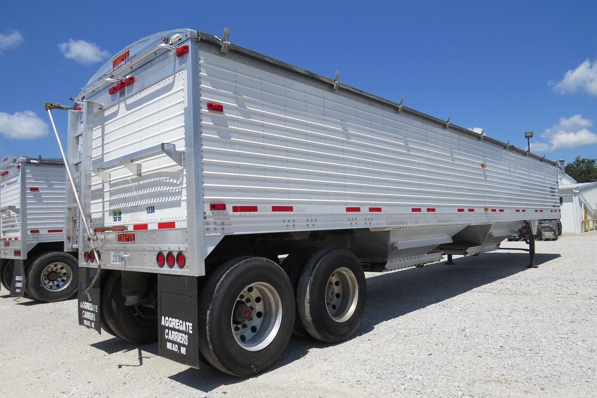 2014 Timpte "Super Hopper" Tandem Axle 42' All Aluminum Grain Trailer, VIN# 1TDH42225EB140610, 65,00