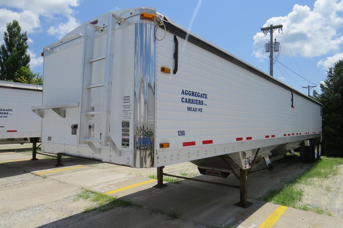 2011 Timpte "Super Hopper" Tandem Axle 42' All Aluminum Grain Trailer, VIN# 1TDH42220BB129977, 65,00