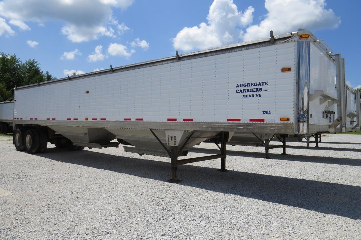 2010 Timpte "Super Hopper" Tandem Axle 42' All Aluminum Grain Trailer, VIN# 1TDH42228AB123147, 65,00