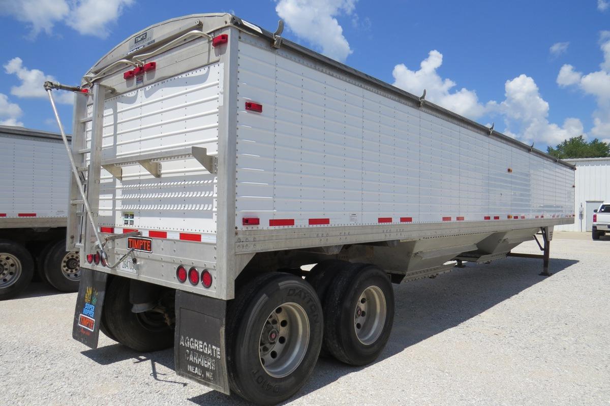 2010 Timpte "Super Hopper" Tandem Axle 42' All Aluminum Grain Trailer, VIN# 1TDH42228AB123147, 65,00