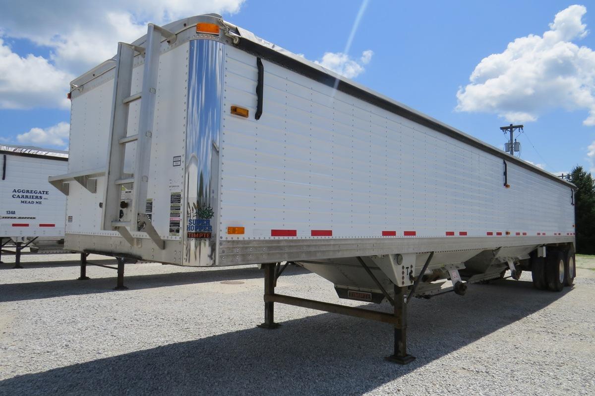 2010 Timpte "Super Hopper" Tandem Axle 42' All Aluminum Grain Trailer, VIN# 1TDH42228AB123147, 65,00