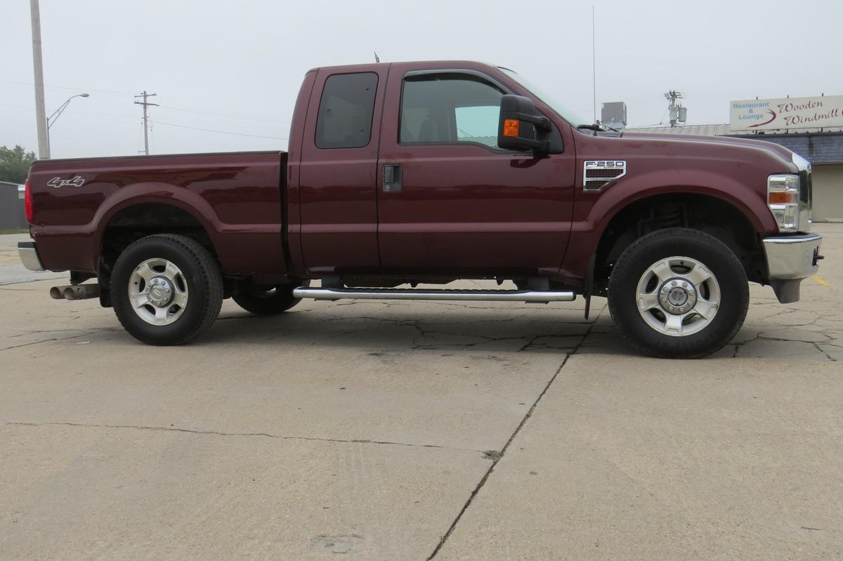 2010 Ford Model F-250 XLT Extended Cab Diesel 4x4 Pickup, VIN# 1FTSX2BR6AEB14505, 6.4 Liter Power St