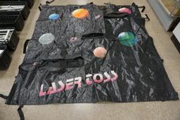 Lazer Toss Game with Carrying Case.