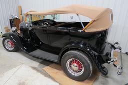 1932 Ford Phaeton 4-Door Convertible, Steel Body with Fiberglass Fenders, C