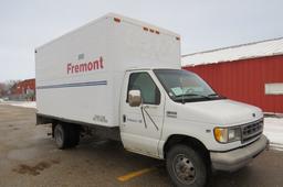 1997 Ford E-350 Single Axle Van Truck, 5.4 Liter V-8 Gas Engine, Automatic Transmission, 104,187 Mil