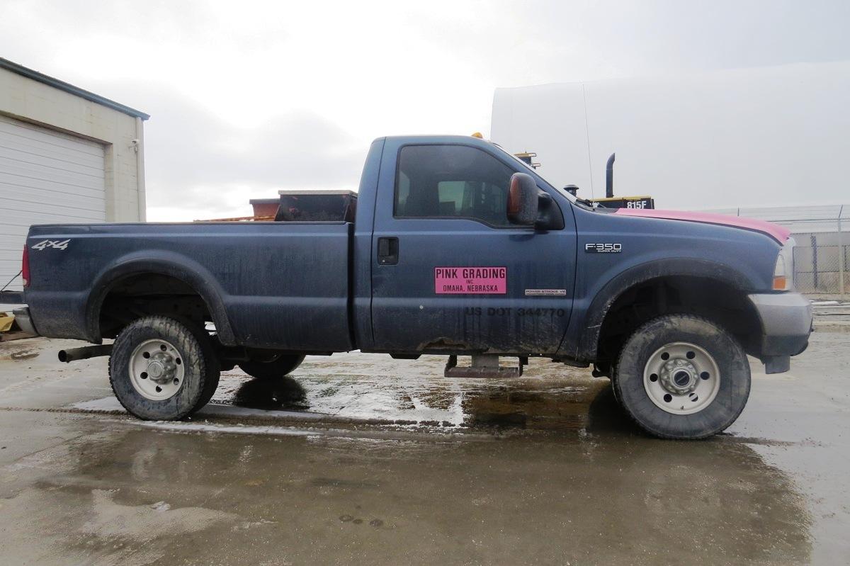 2004 Ford F 350 XLT 4X4 Super Duty Pickup, VIN 1FTSF31P74EC62966, 6.0 Liter Turbo Diesel Engine, Aut