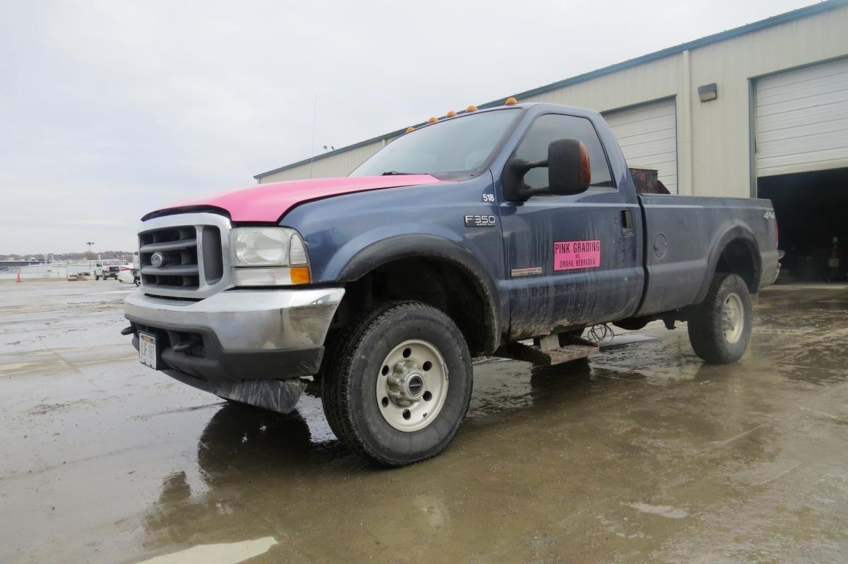 2004 Ford F 350 XLT 4X4 Super Duty Pickup, VIN 1FTSF31P74EC62966, 6.0 Liter Turbo Diesel Engine, Aut