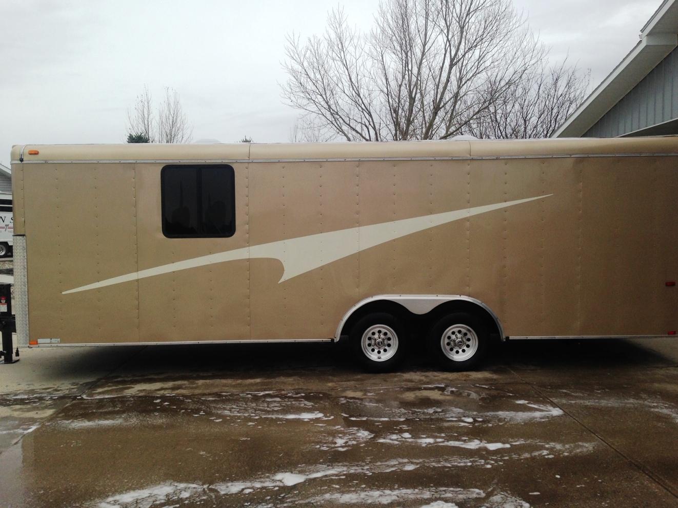 2007 Interstate Aluminum Enclosed Car/Cargo Trailer, VIN# 1UK500L2371057196, 8'.5" x 24', Rear Ramp 