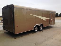 2007 Interstate Aluminum Enclosed Car/Cargo Trailer, VIN# 1UK500L2371057196, 8'.5" x 24', Rear Ramp 