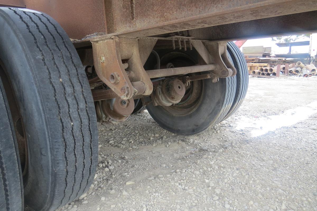 1980 Great Dane Tandem Axle Flatbed Trailer, VIN M25082, 41' In Length, Wooden Deck, 11R24.5 Radial 