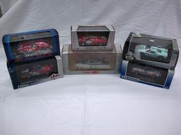 (6) Various Brands 1:43 Scale Models in Boxes, Porsche, Maserati, Ferrari,