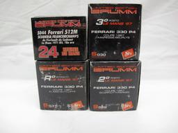 (4) Brumm 1:43 Scale Models in Boxes, All Ferrari, Made in Italy.