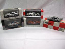 (5) Various Brands 1:43 Scale Models in Boxes, Ferrari, Viper, Porsche, BMW