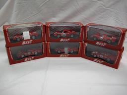 (6) Best Model 1:43 Scale, Models in Boxes, Ferrrari & Alfa Romeo, Made in