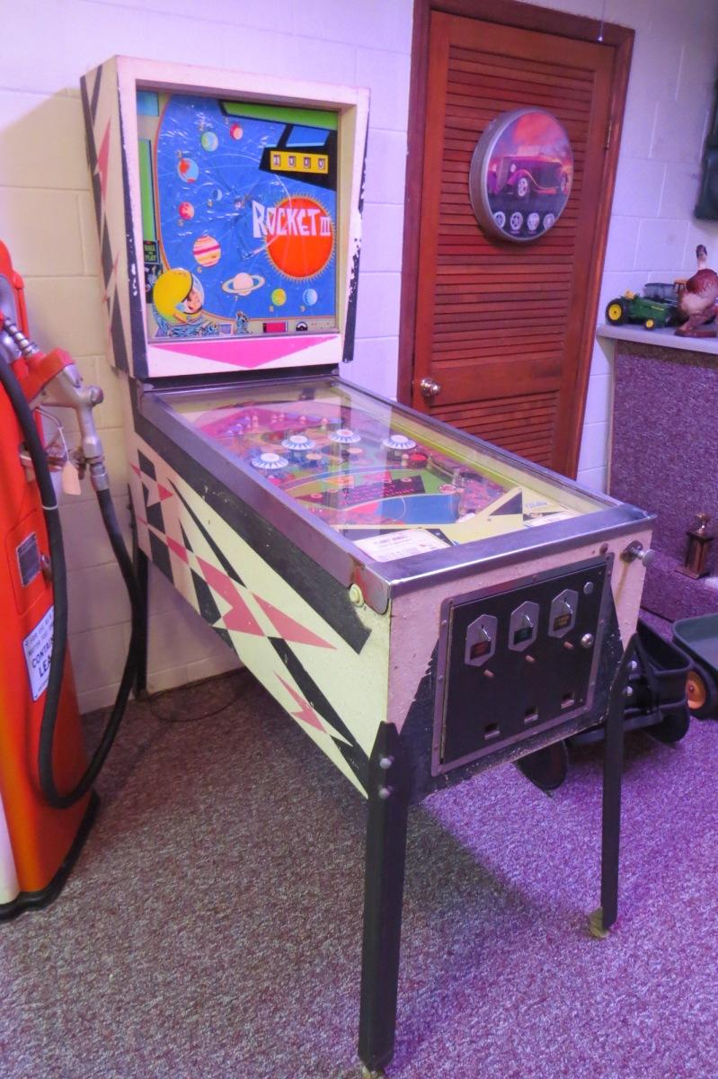 Bally Incorporated Model Rocket III Pinball Machine, SN# 2081, Has Original