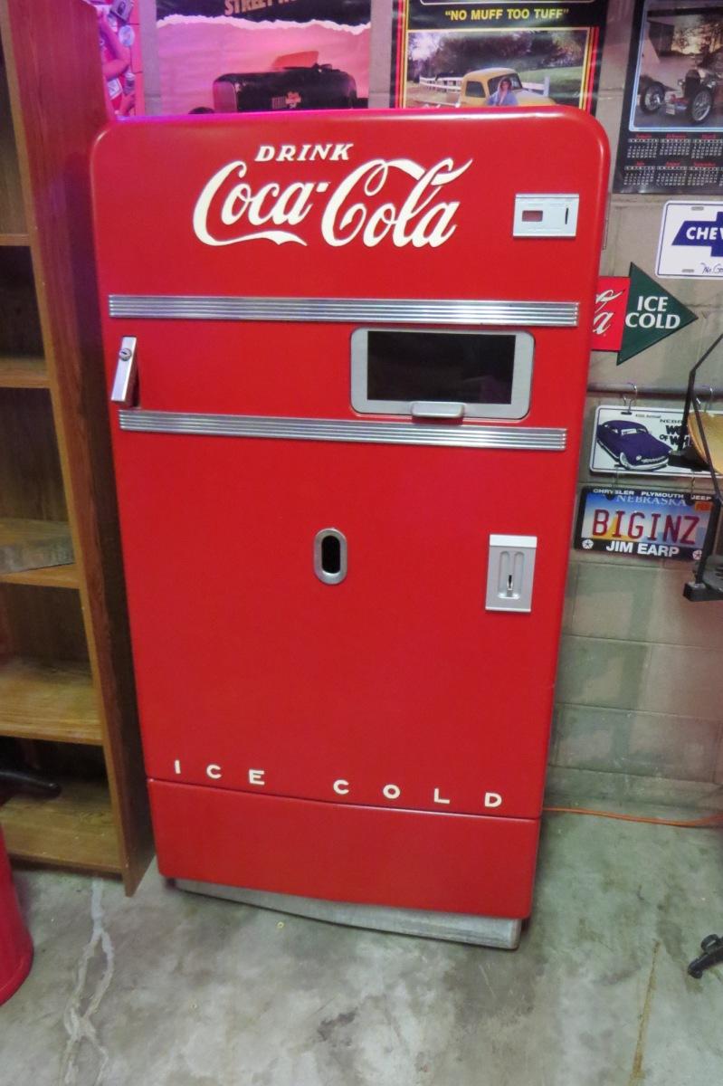 Vendo Brand Coca-Cola Metal Storage Cabinet.