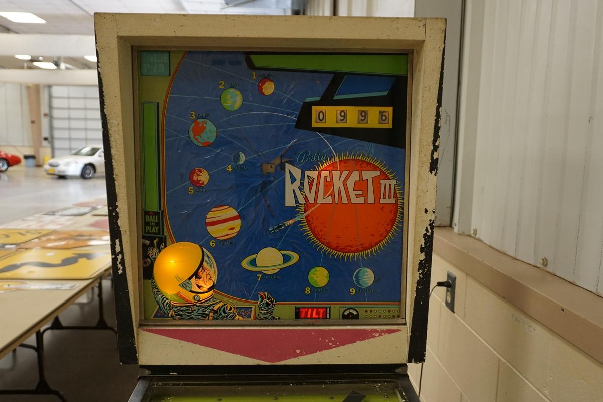 Bally Incorporated Model Rocket III Pinball Machine, SN# 2081, Has Original