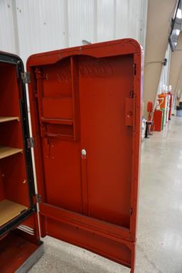 Vendo Brand Coca-Cola Metal Storage Cabinet.