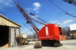 1974 Koehring Dragline, Model No 405, SN# 17282, Detroit 4-71 Engine, 1,488 Hrs, Approx 55' Air