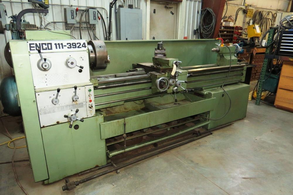 1997 Enco Model 111-3924 Gap Bed Metal Lathe, SN# 970312, 500mm Swing, 2,000mm Bed (20" Swing, 79" A