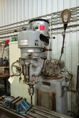 Induma 1 1/2HP Vertical Milling Machine, SN# (No Plate Found), 1 1/2HP Electric Motor, 4' Floating W