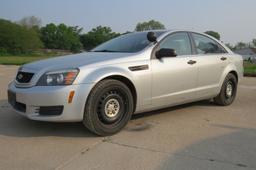 2011 Chevrolet Caprice 4-Door Sedan Police Car, VIN# 6G1MK5T27BL550993, 6.0 Liter V-8 Gas Engine, Au