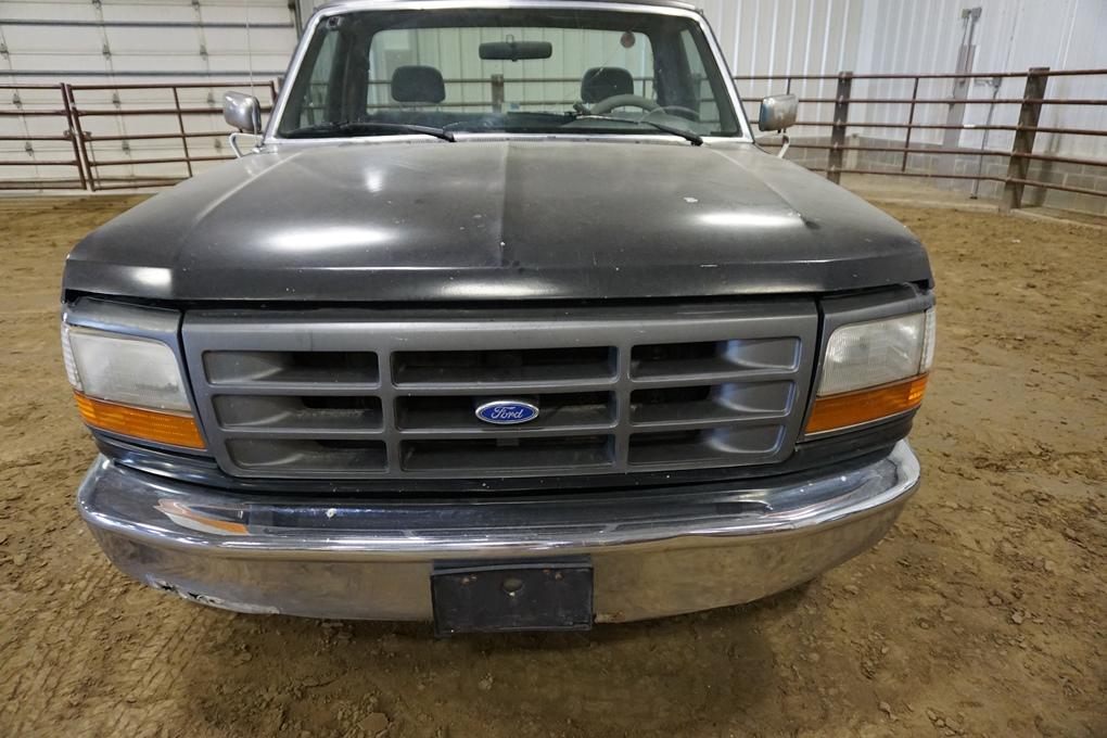 1993 Ford F-150 XL Pickup, VIN# 1FTEF`5N2PNB03545, 222,249 Miles, AM/FM, Auto Transmission, Cloth