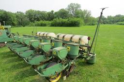 John Deere Model 1250 6-Row Planter, SN# 0135220, Liquid Fertilizer Tanks, Insecticide Boxes, Rear R