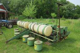 John Deere Model 1250 6-Row Planter, SN# 0135220, Liquid Fertilizer Tanks, Insecticide Boxes, Rear R