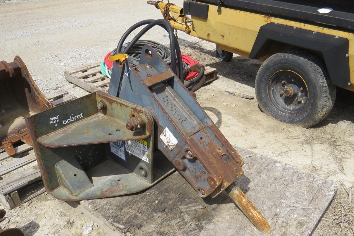 Bobcat B950 Hyd. Concrete Breaker Attachment for Mini Excavator.