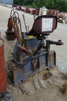 Melroe Bobcat Model 907 Hyd. Backhoe Attachment, SN#195602827, 15” Bucket w/ Teeth.