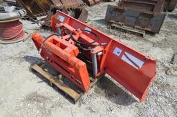 TMG Model GL-SP240 Hydraulic Angle Blade Attachment for Skid Loaders, 8’ Width