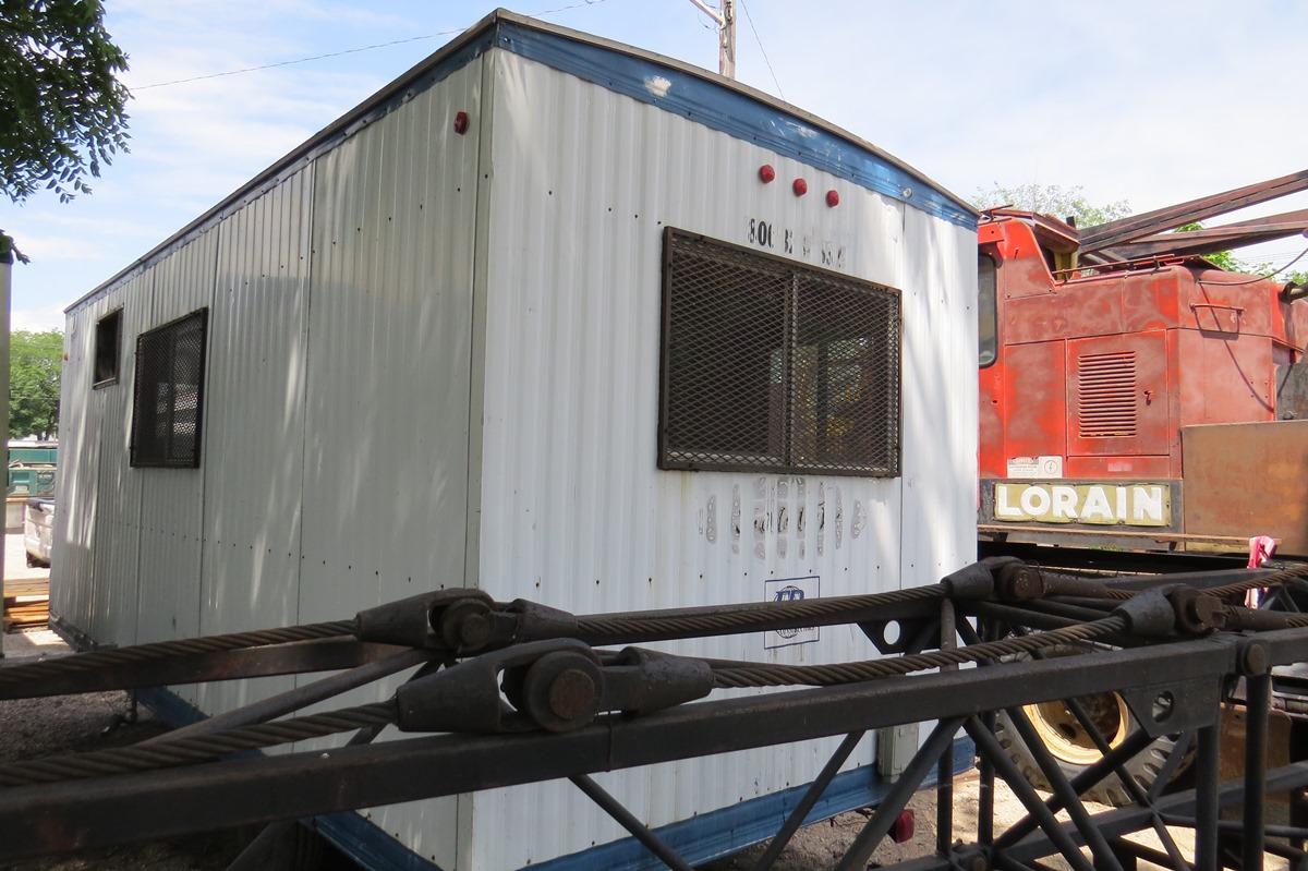 1986 Technical Space 8’X20’ Portable Single Axle Jobsite Office Trailer, VIN#861286, Heat, Side Door