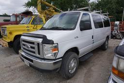 2008 Ford Model E-350 15-Passenger Cargo Van, VIN#IFBNE31L38DA80386, 5.4 Liter V-8 Gas Engine, Auto 