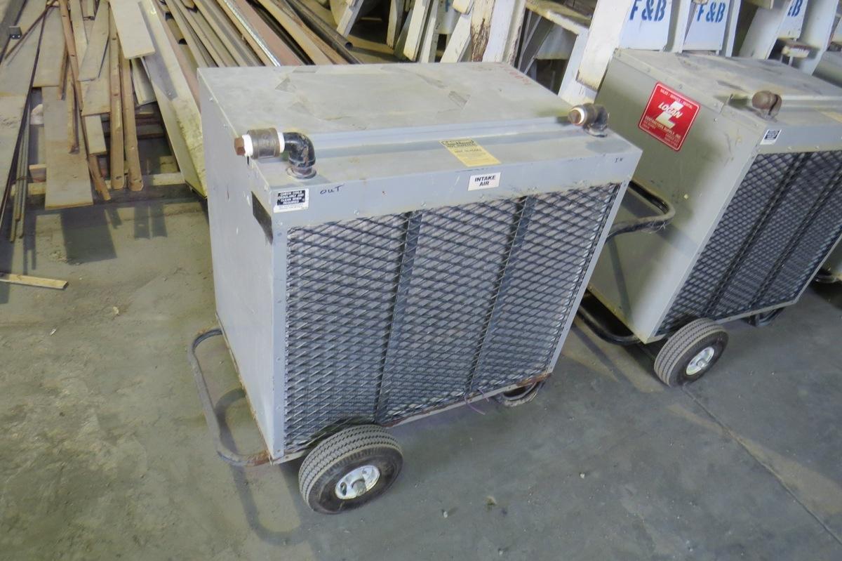 Dry Air Model 2000-1200-BE Port. Industrial LP Gas Fired Building Furnace/Heater on Trailer,