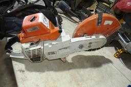 Stihl Model TS760 Portable Concrete Saw.