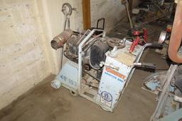 Target Model EC185D Commercial Walk-Behind Concrete Saw, SN# EC185DM14E-83825, Wisconsin 2-Cylinder 