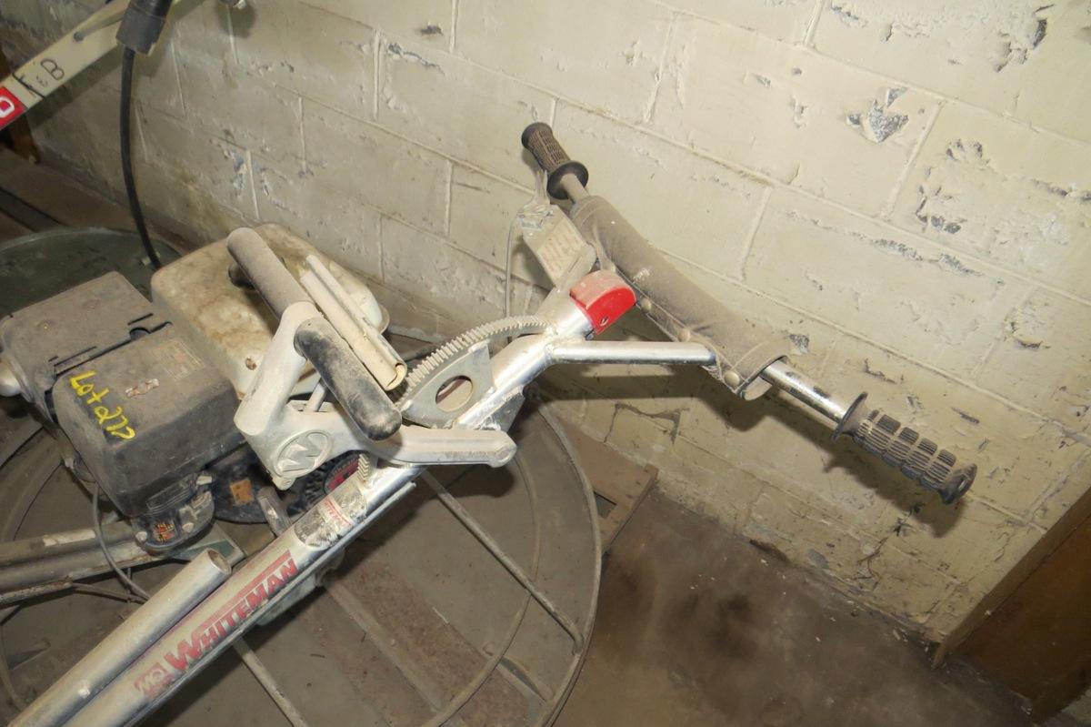 Multiquip Whiteman Commercial Walk-Behind Gas Powered Power Trowel, Honda 11HP Gas Engine, Adjustabl