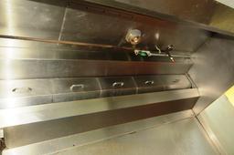 4' Deep x 7' Wide Commercial Stainless Steel Exhaust Hood with Ansel System