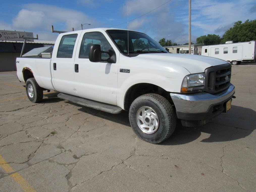 2004 Ford Model F-350 XL Super Duty 1-Ton Crew Cab Pickup, VIN# 1FTSW31L04EC83946, Triton 5.4 Liter