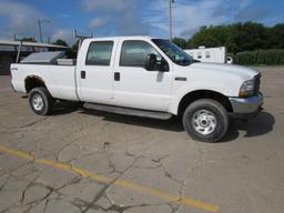 2004 Ford Model F-350 XL Super Duty 1-Ton Crew Cab Pickup, VIN# 1FTSW31L04EC83946, Triton 5.4 Liter