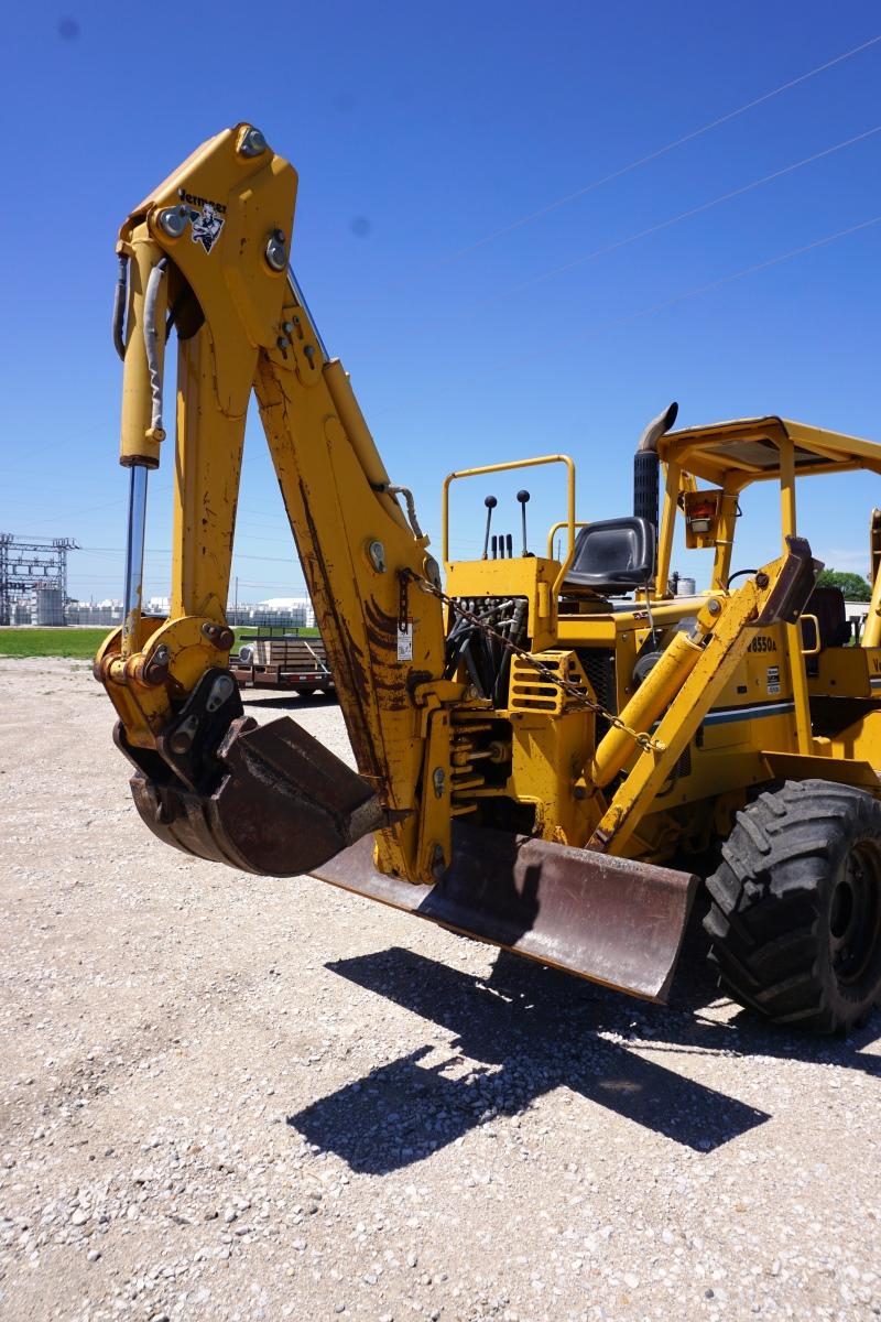 1998 Vermeer Model V8550A Combo Plow/Trencher/Backhoe Back-fill Blade, SN# X1RT112P321000906, 2,026 