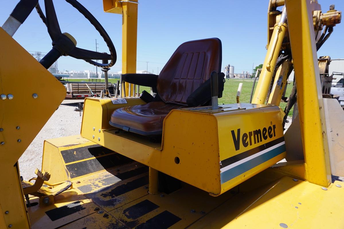 1998 Vermeer Model V8550A Combo Plow/Trencher/Backhoe Back-fill Blade, SN# X1RT112P321000906, 2,026 