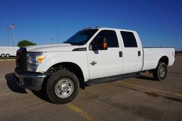 2015 Ford Model F-350XL Super Duty 4x4 Crew Cab Pickup, VIN# 1FT8W3BT5FEA83897, 6.7 Liter Powerstro